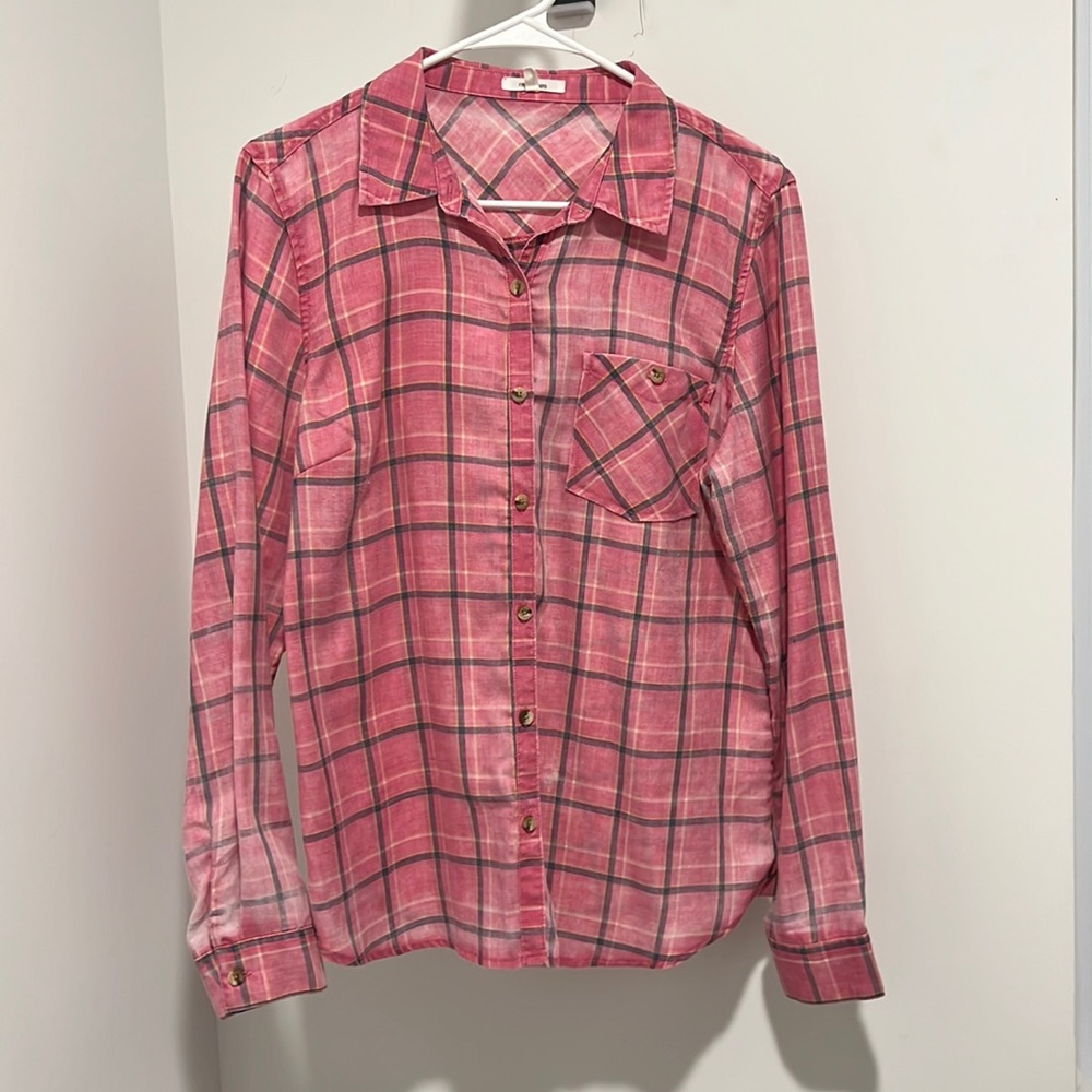 Pink Washed Flannel